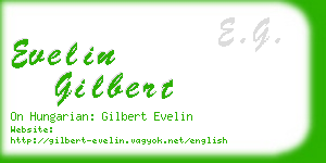 evelin gilbert business card